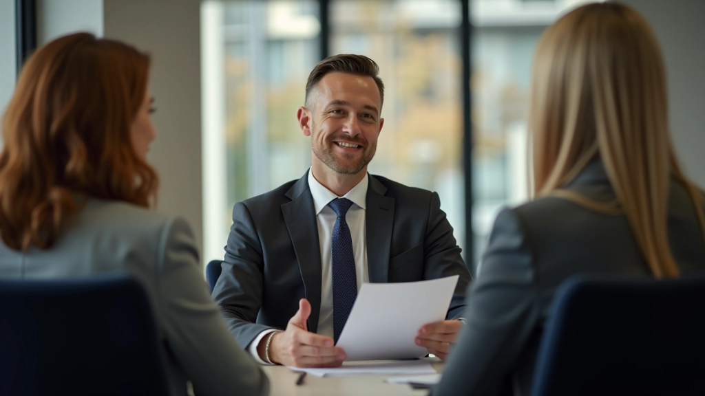 Professionele coach in een moderne werkomgeving met een client, aangename sfeer, Nederlands kantoor